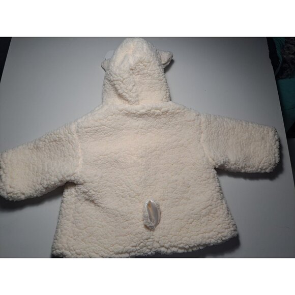 Bearington Baby Collection Lamby Coat Hood Soft Fleece Ages 6-12 Months Cream - Picture 11 of 11